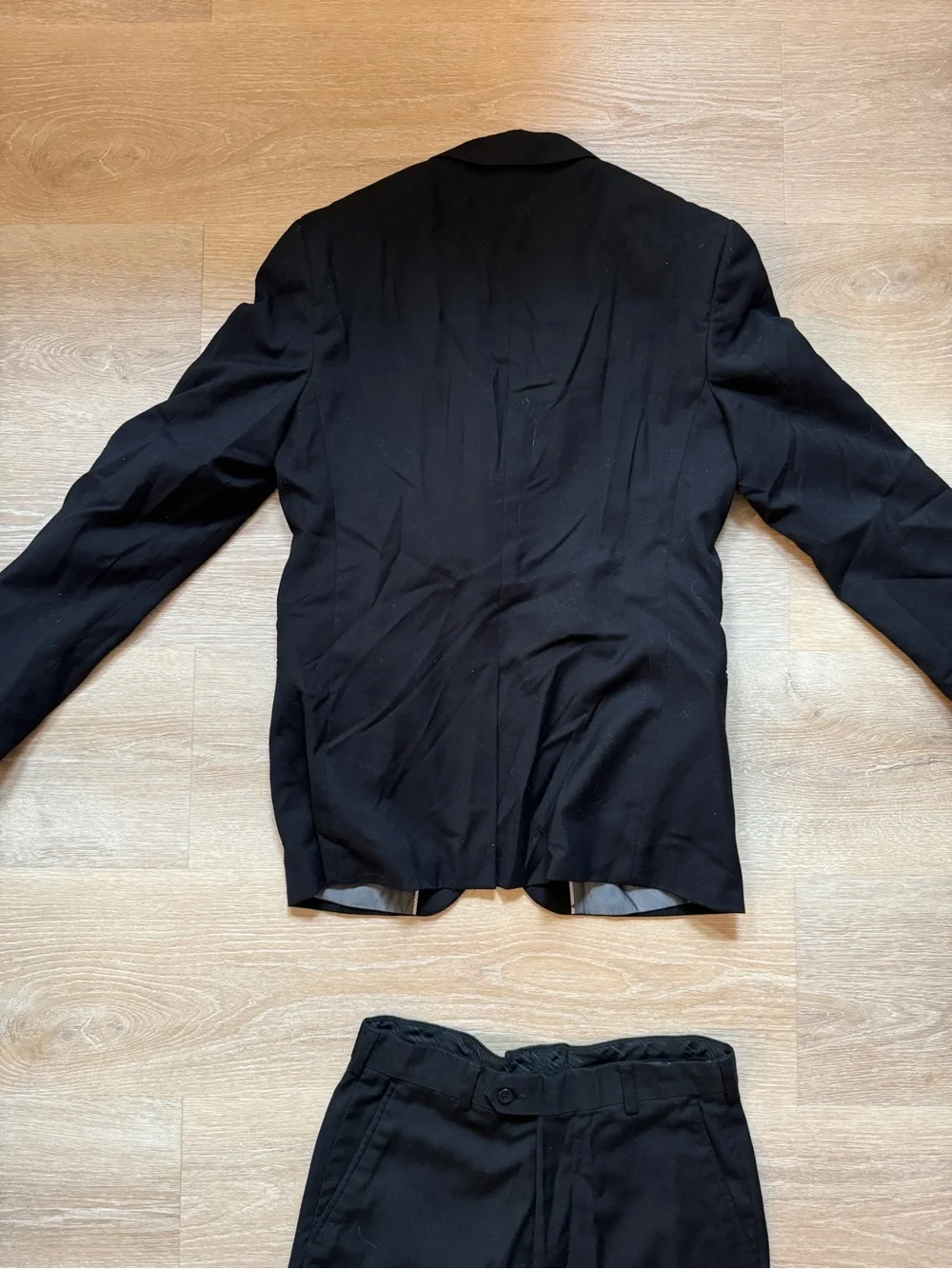Perry Ellis black suit
